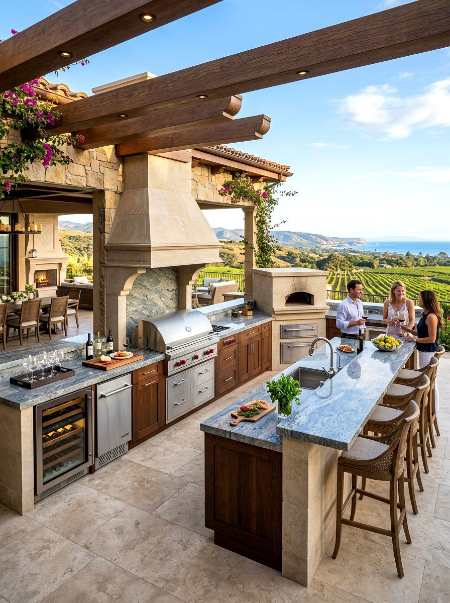 30 Grill Island Ideas for an Outdoor Kitchen You'll Love