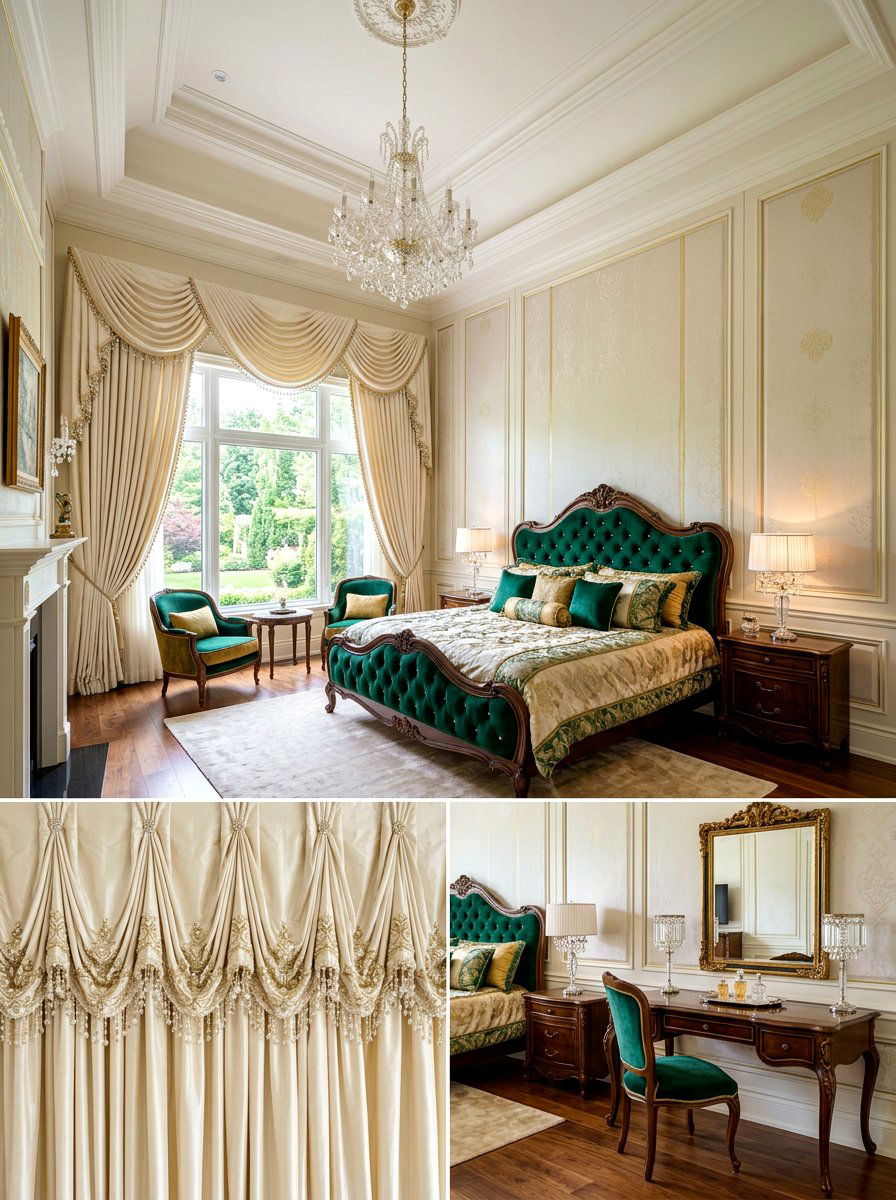 Luxury Pleated Drapery - 30 pleated drapery ideas