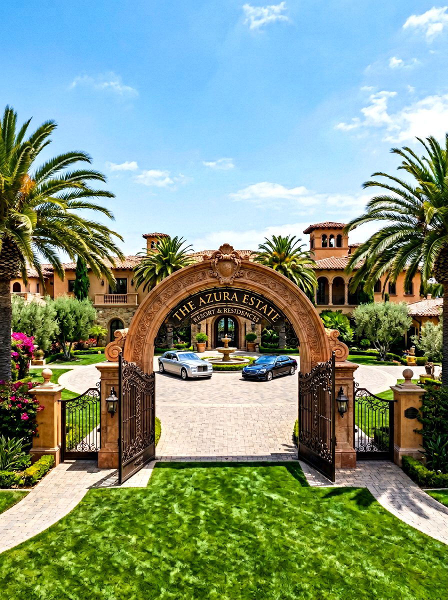 Luxury Resort Estate - 30 Mediterranean house exterior ideas