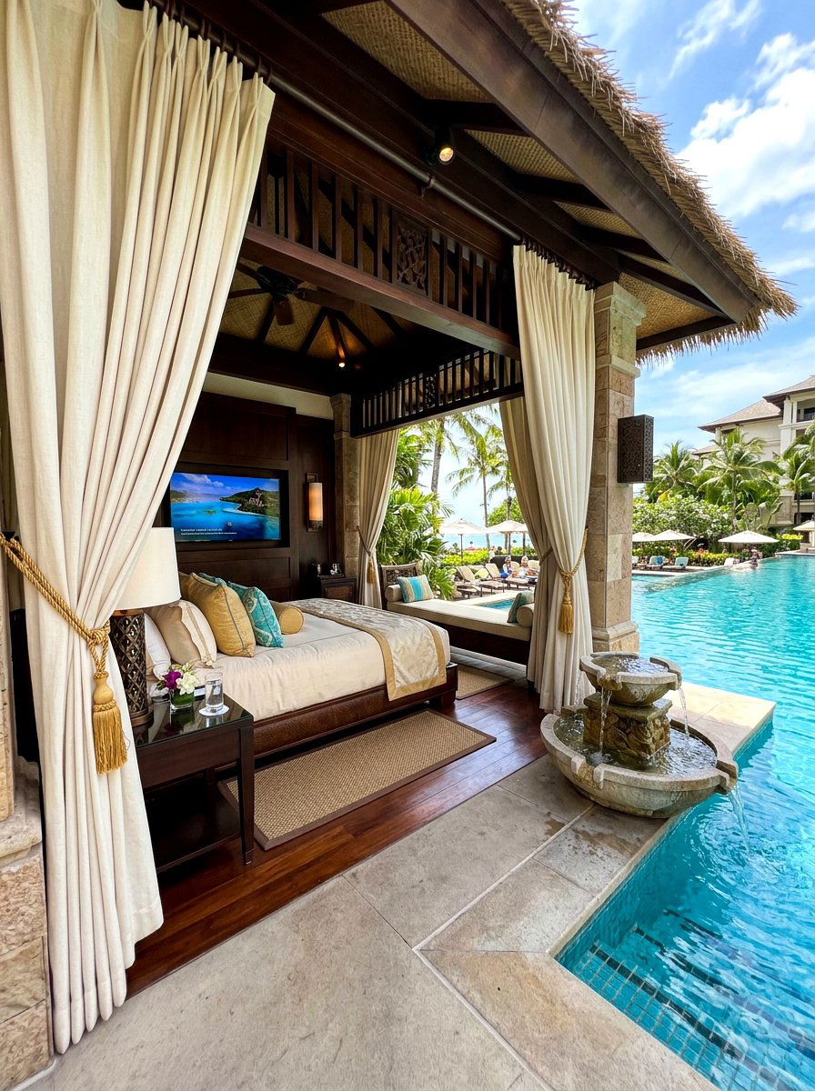 Luxury Resort Pool Cabana - 30 pool cabana ideas