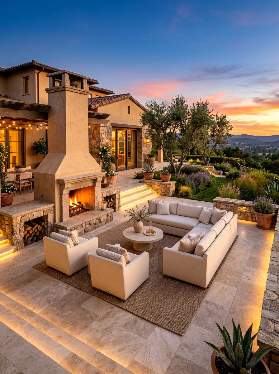 30 Sand Toned Patio Ideas For a Calm, Cozy Outdoor Escape