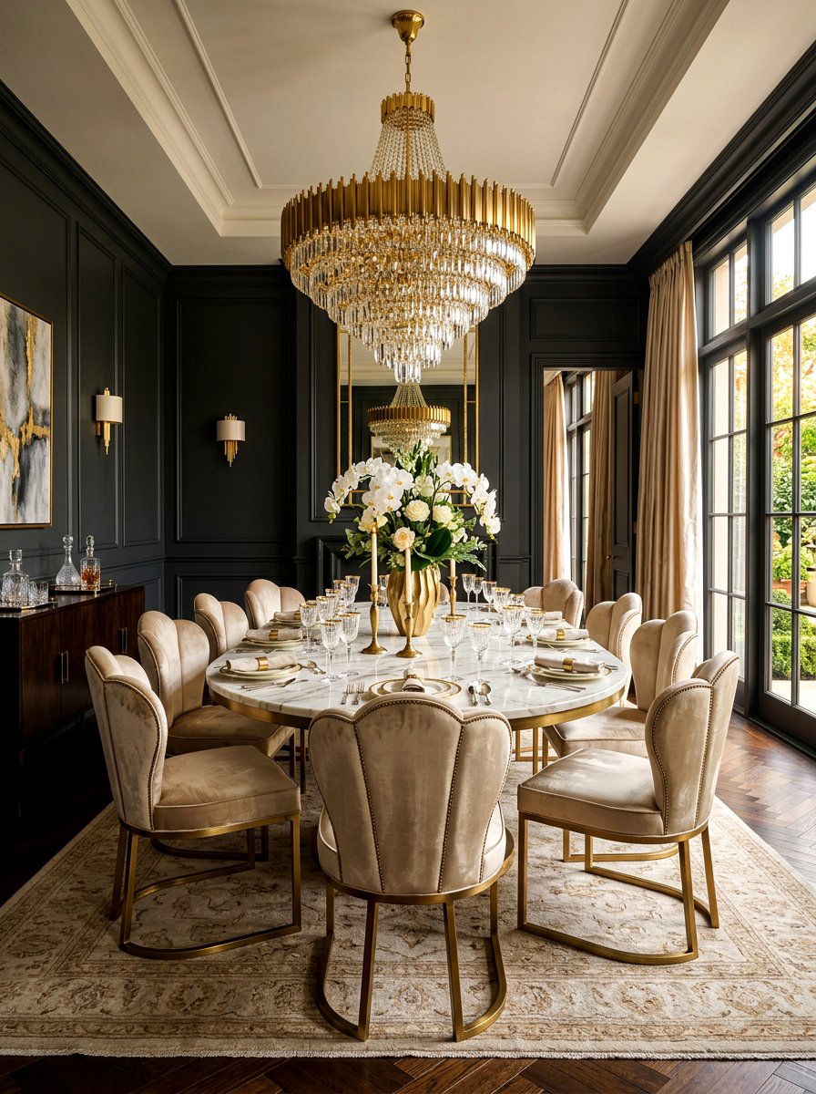 Luxury Scalloped Dining Chair - 30 scalloped dining chairs ideas