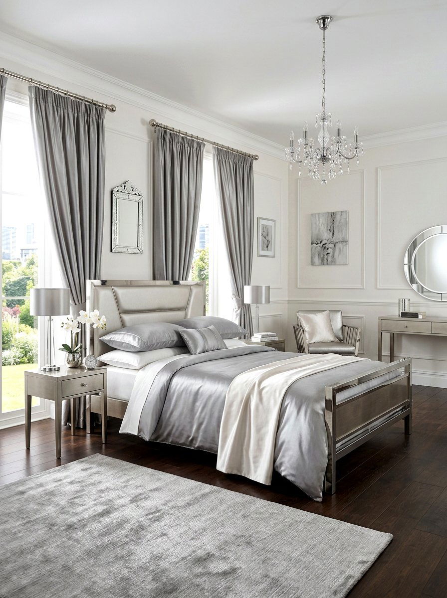Luxury Silk Bedroom - 30 romantic master bedroom ideas
