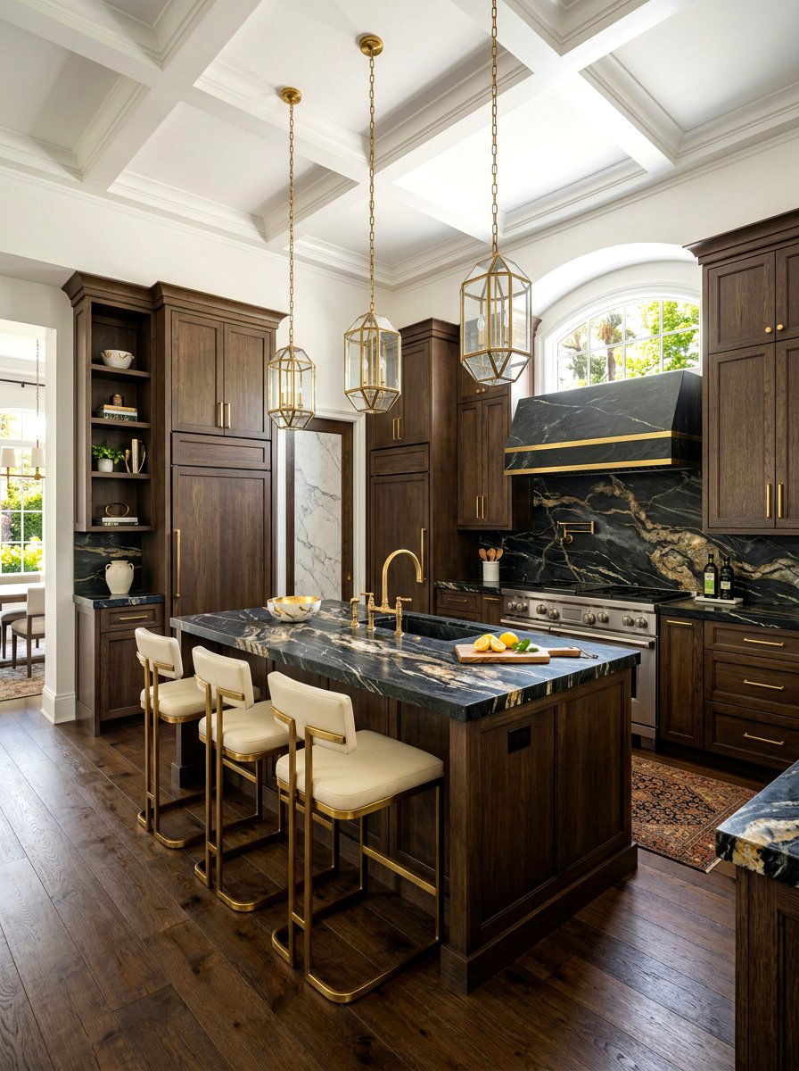 Luxury Soapstone Gold Finishes - 30 soapstone kitchen ideas