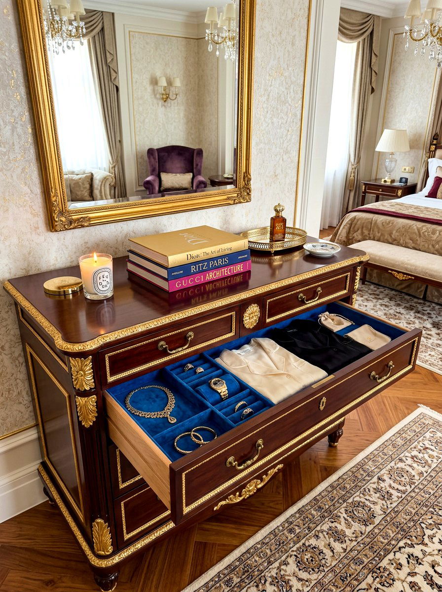 Luxury Suite Dresser - 30 organizing bedroom dresser ideas