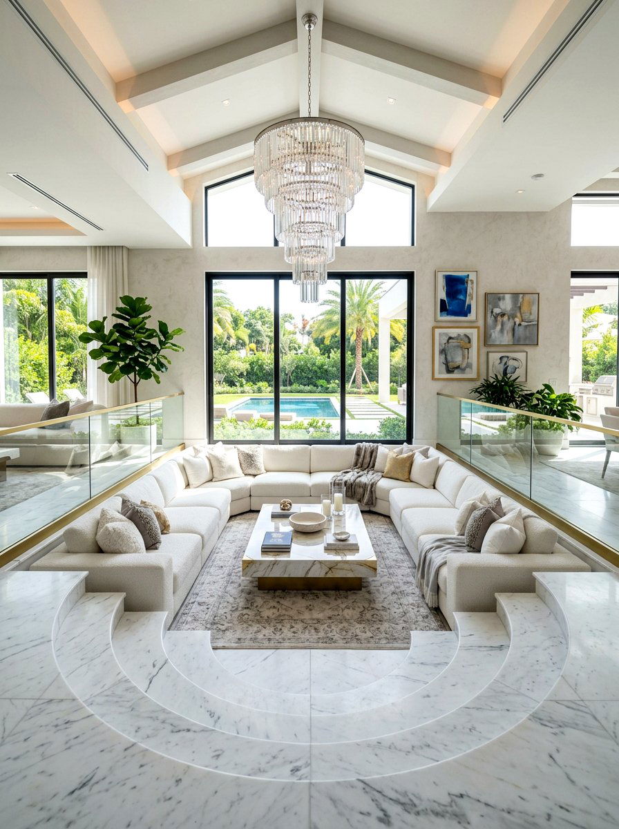 Luxury Sunken Living Room - 30 sunken living room ideas