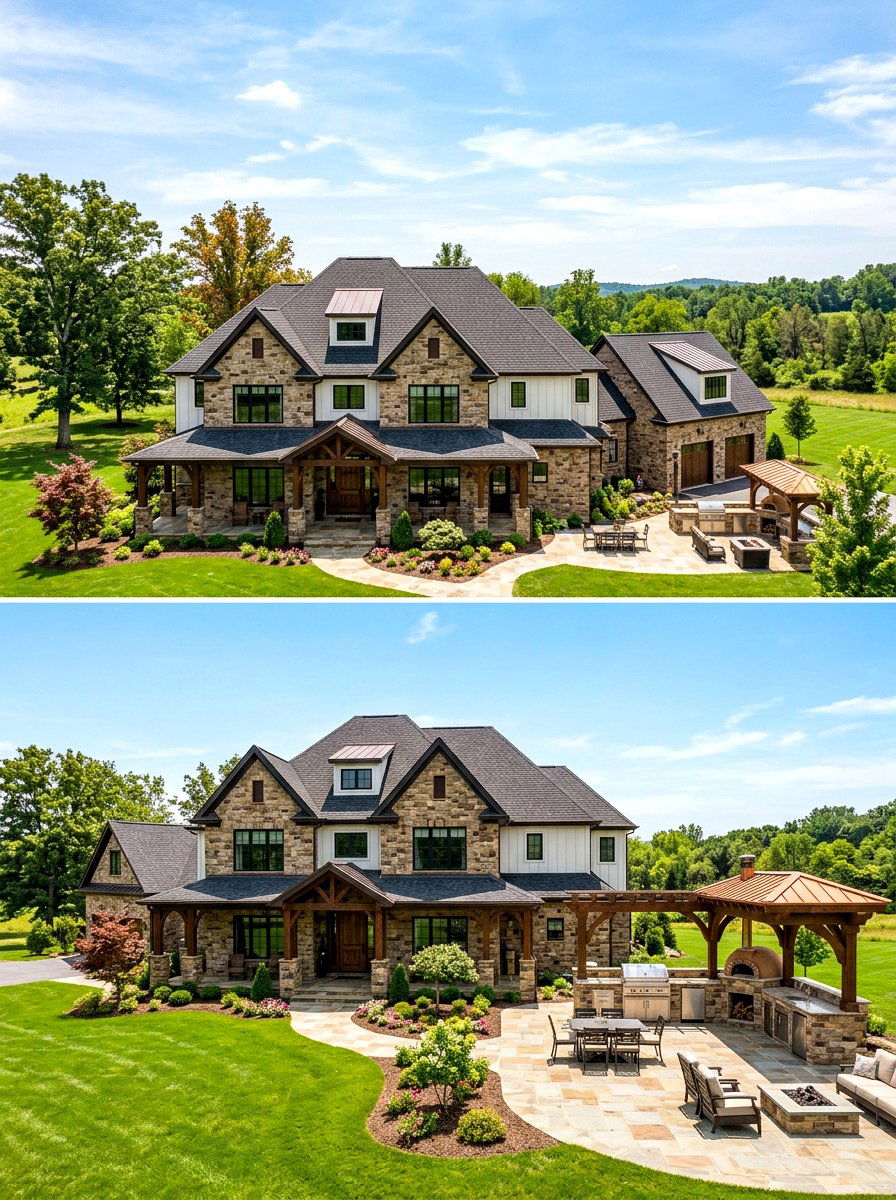 Luxury Two Story Farmhouse - 30 farmhouse exterior ideas