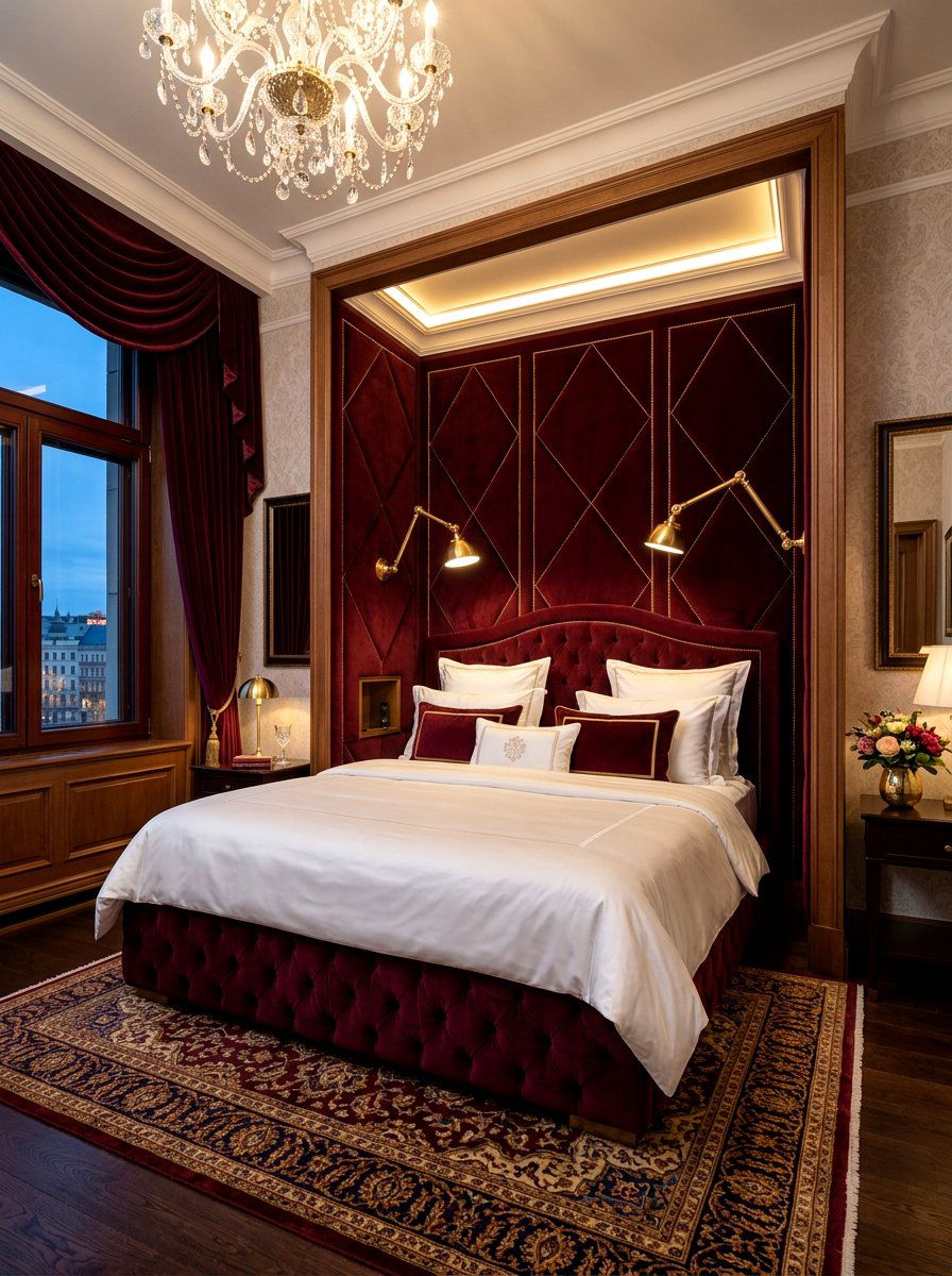 Luxury Velvet Bed Alcove - 30 bed nook alcove ideas