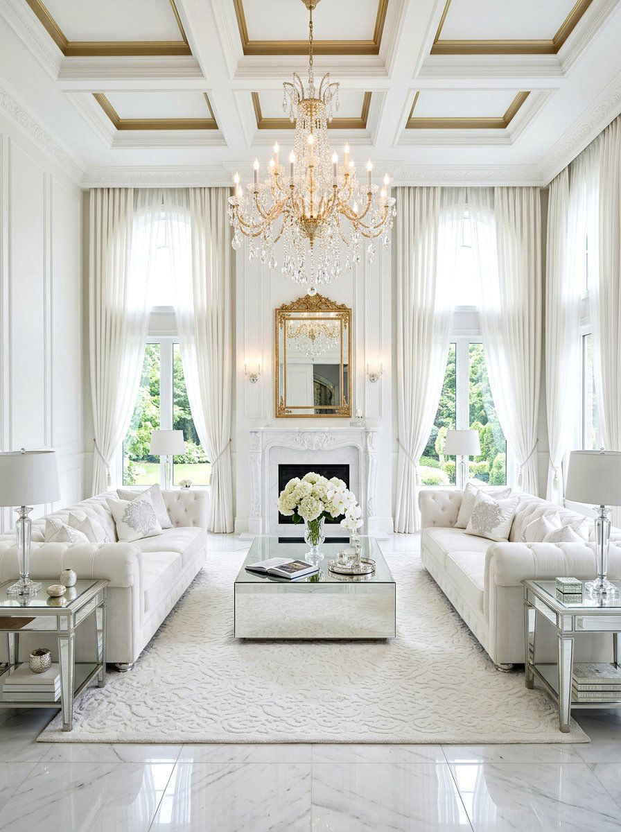 30 White Living Room Ideas to Make Every Corner Feel Airy