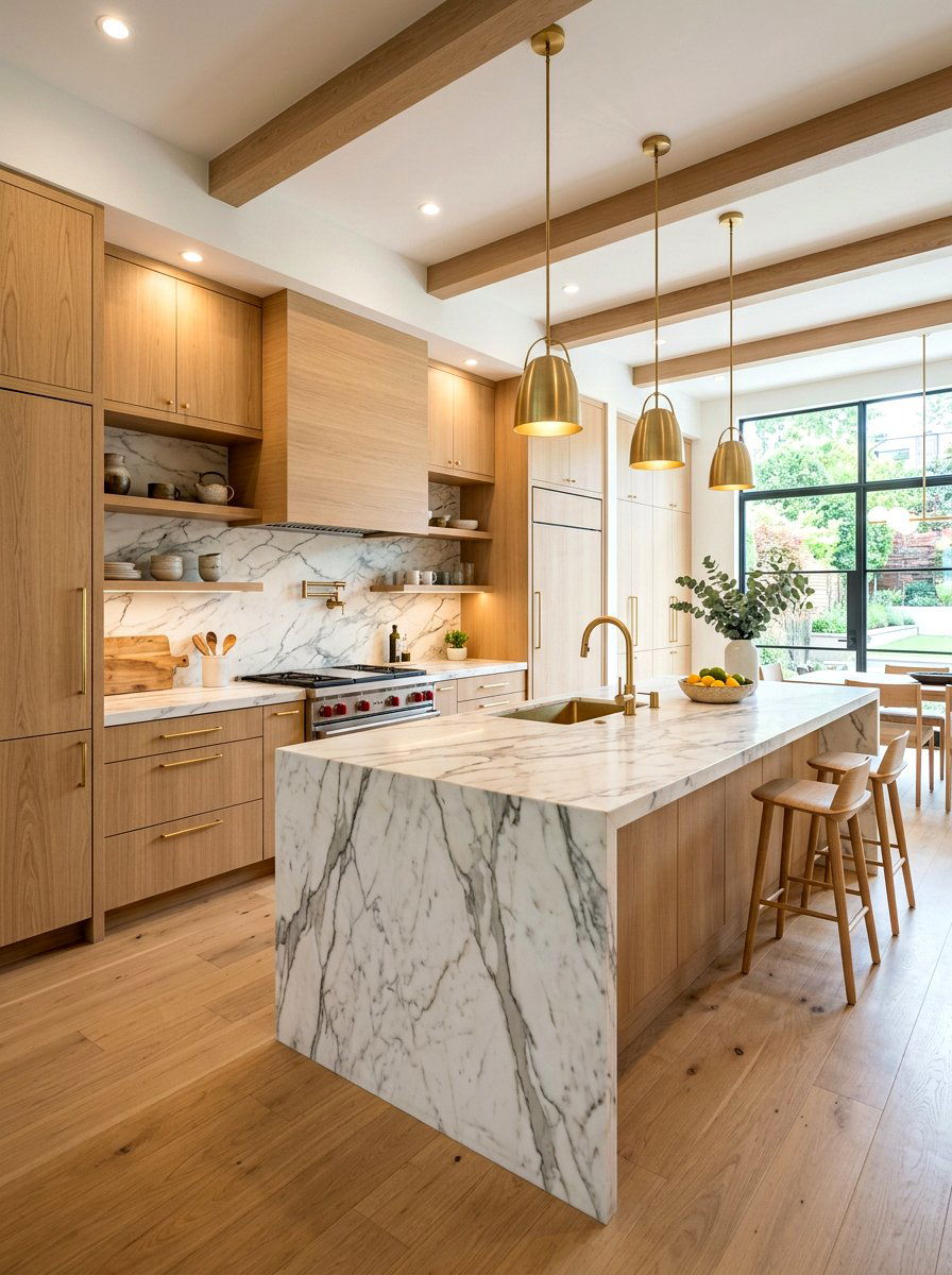 Luxury blonde wood kitchen - 30 blonde wood kitchen ideas