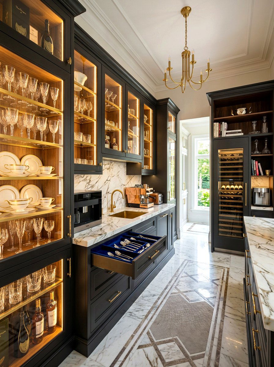 Luxury butler pantry - 30 butler pantry ideas