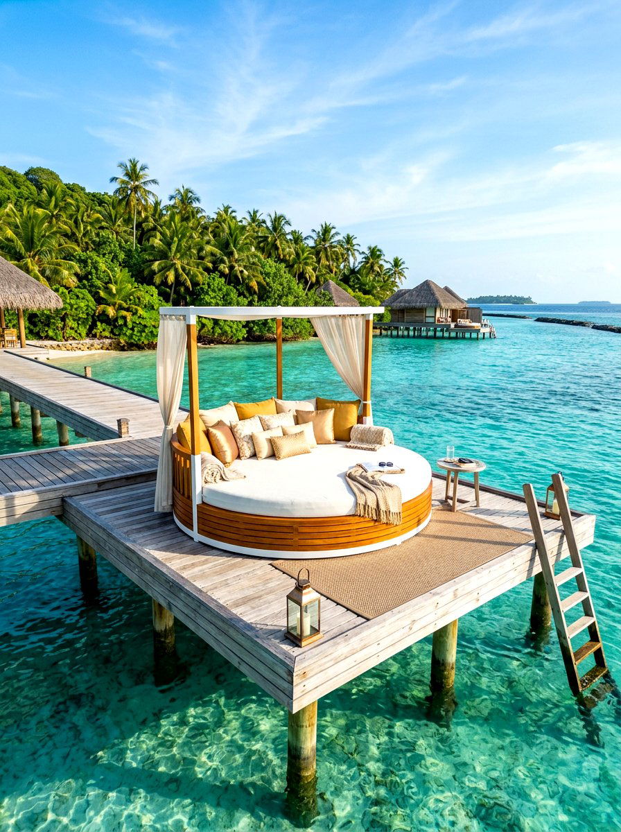 Luxury daybed lounger - 30 pool lounge chair ideas