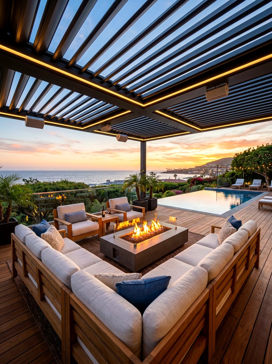 Luxury deck look - 30 sunset deck decor ideas