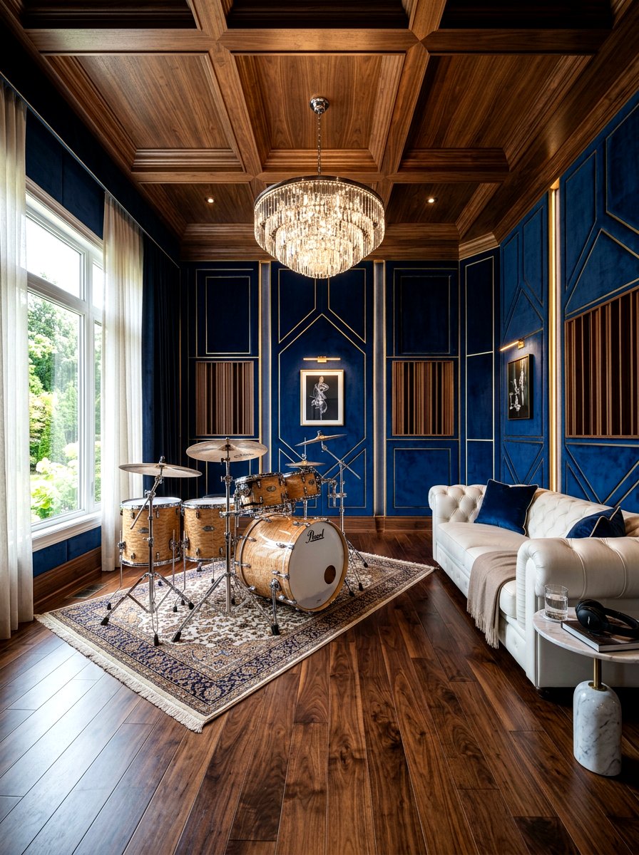 Luxury drum room - 30 drum room ideas