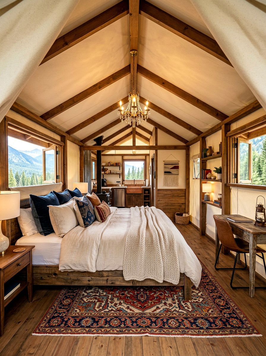 Luxury glamping tiny house - 30 tiny house ideas