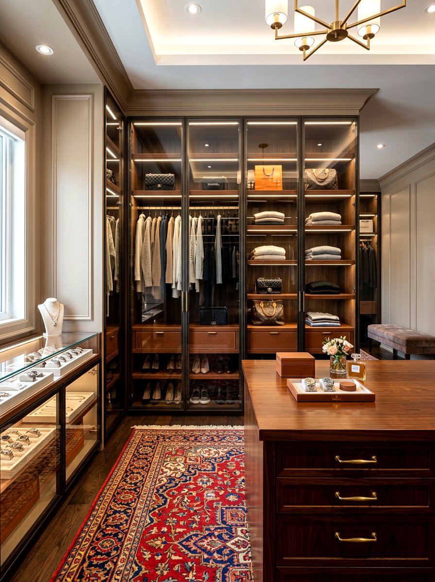 Luxury glass front closet - 30 glass front closet ideas