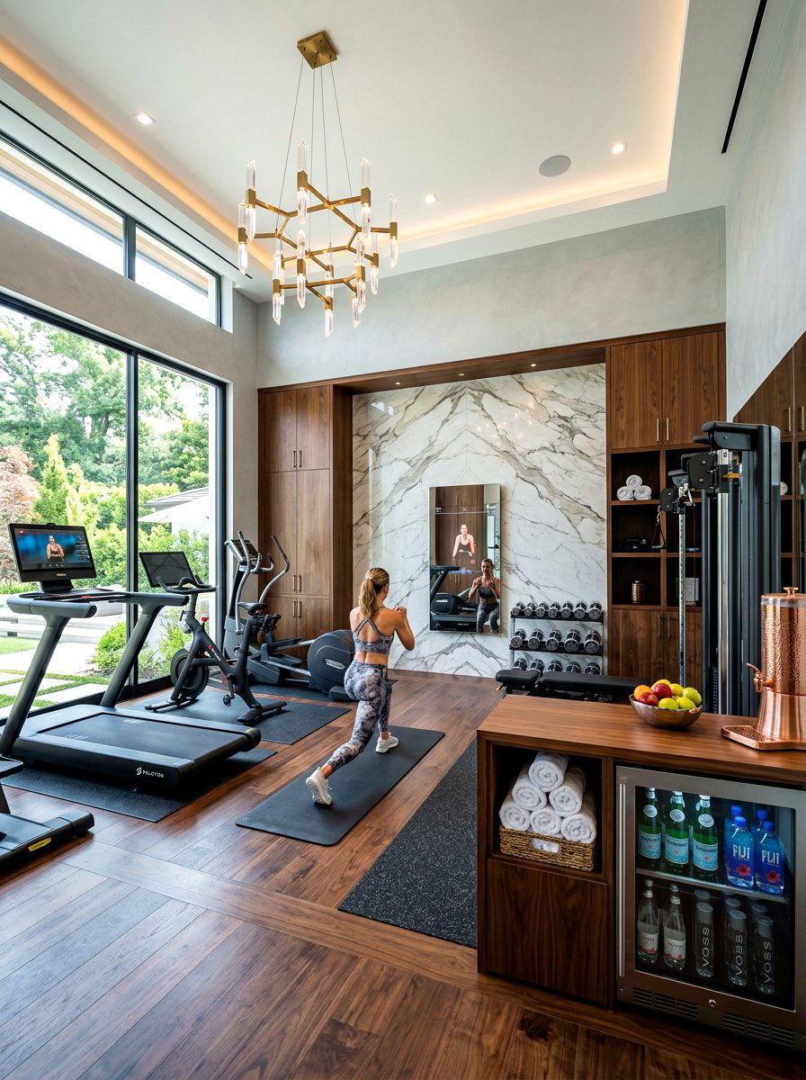 Luxury gym - 30 home gym ideas