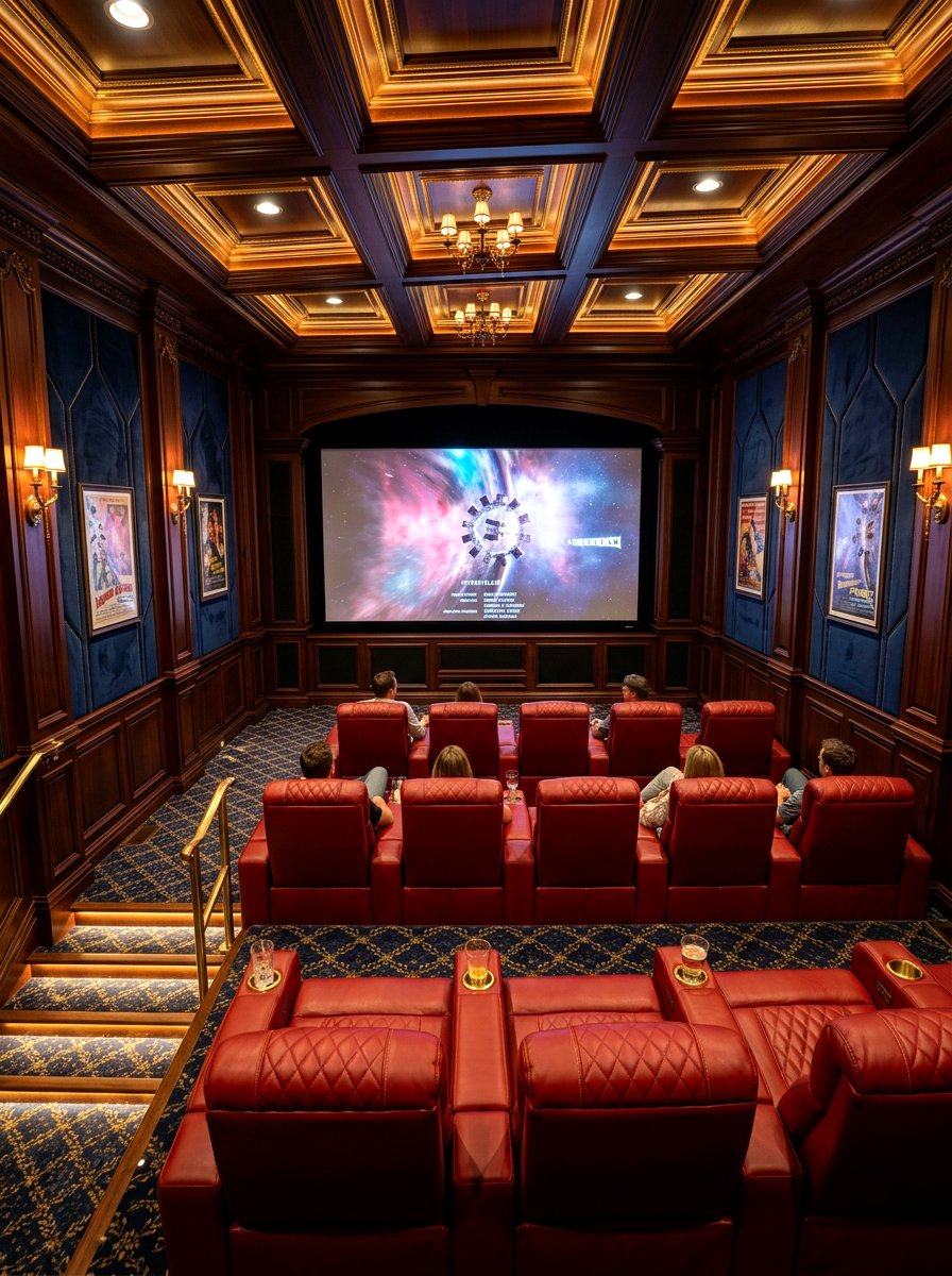 Luxury home cinema - 30 movie room ideas