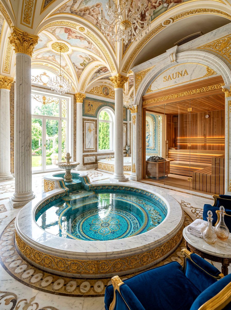 Luxury home wellness center - 30 contrast therapy bathroom ideas