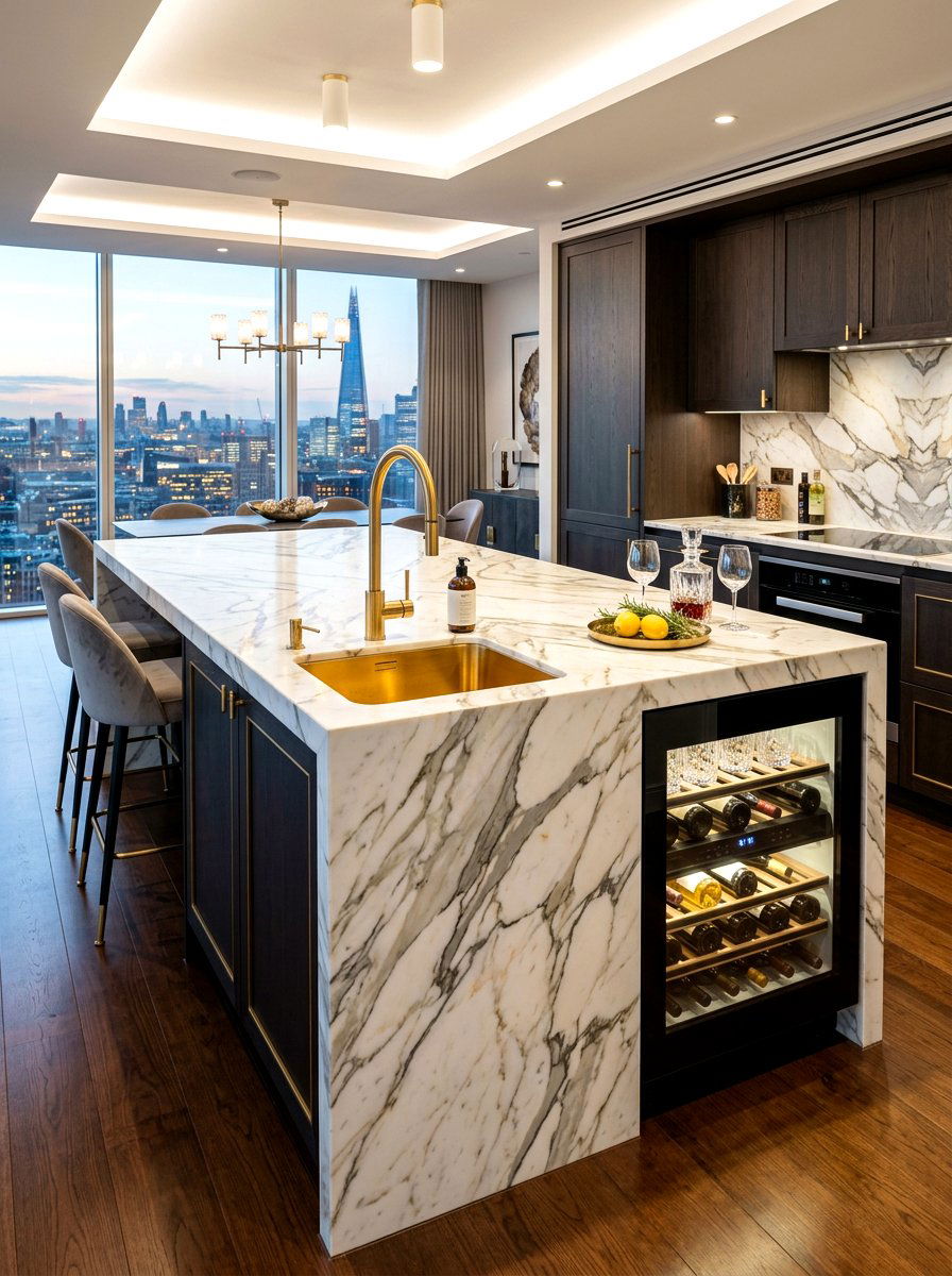 Luxury kitchen island with sink - 30 kitchen island with sink ideas