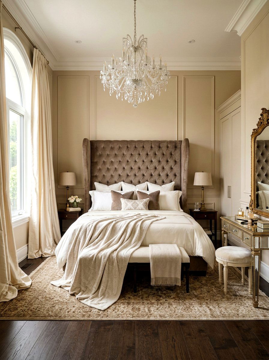 Luxury mushroom and cream bedroom - 30 mushroom and cream bedroom ideas