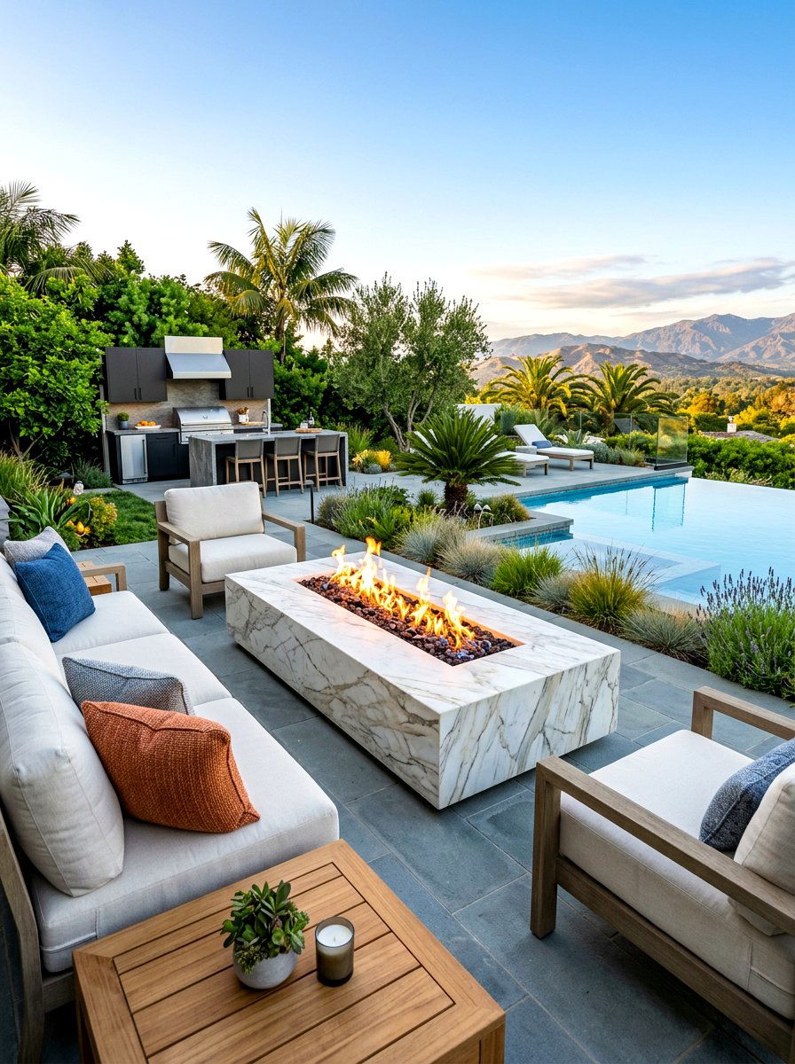 Luxury outdoor fire pit - 30 fire pit ideas
