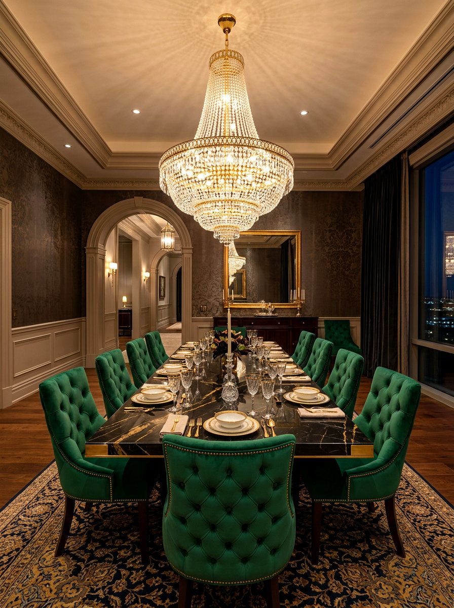 Luxury rectangular dining room - 30 rectangular dining room ideas