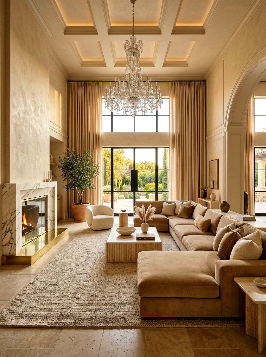 Luxury sand living room - 30 sand color living room ideas