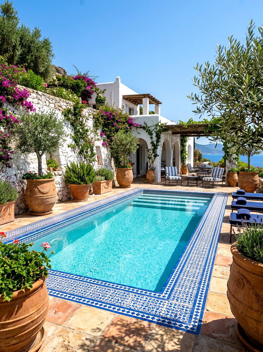 Luxury swim up bar - 30 resort style backyard lounge ideas