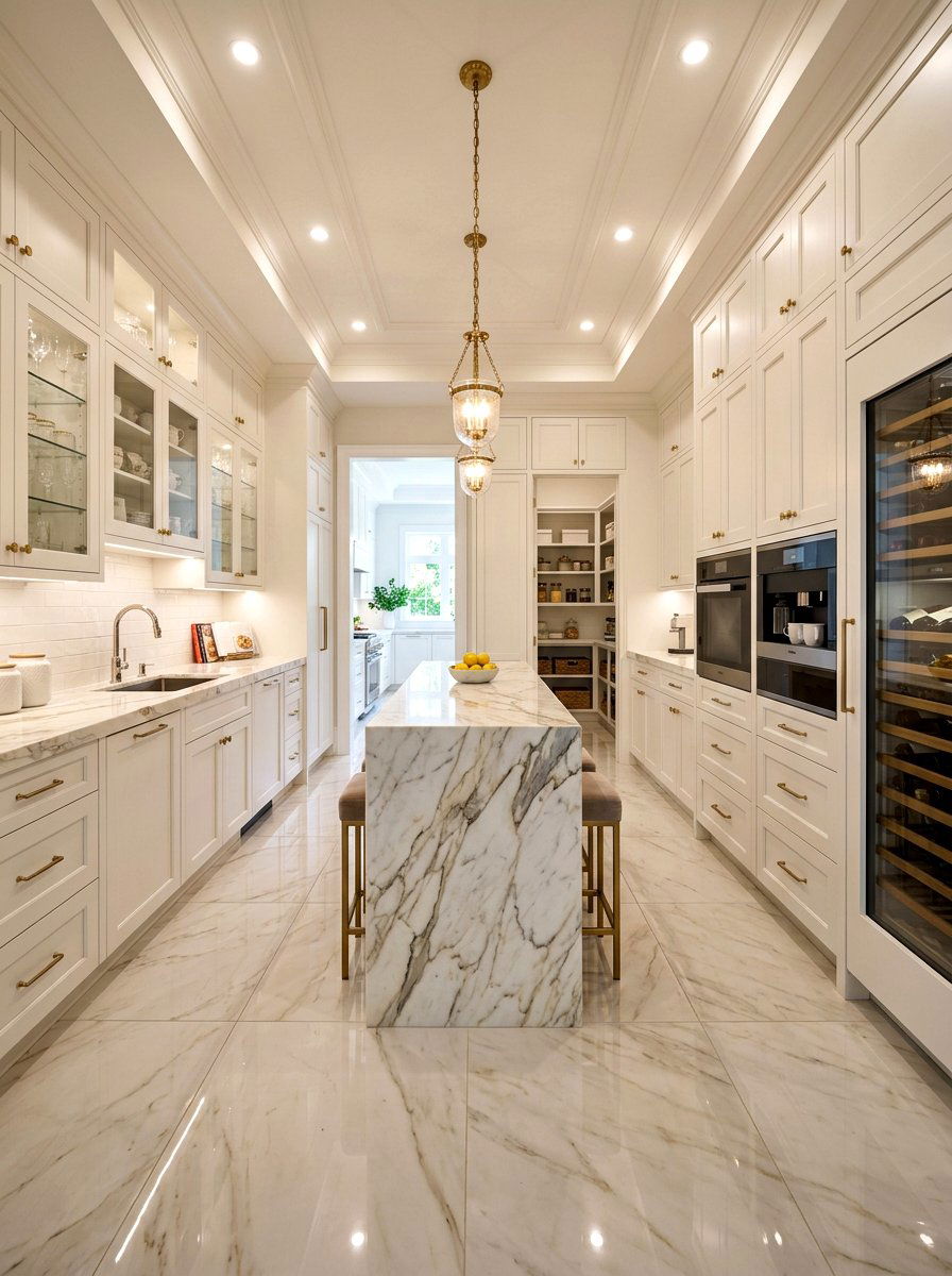 Luxury walk through scullery - 30 scullery kitchen ideas