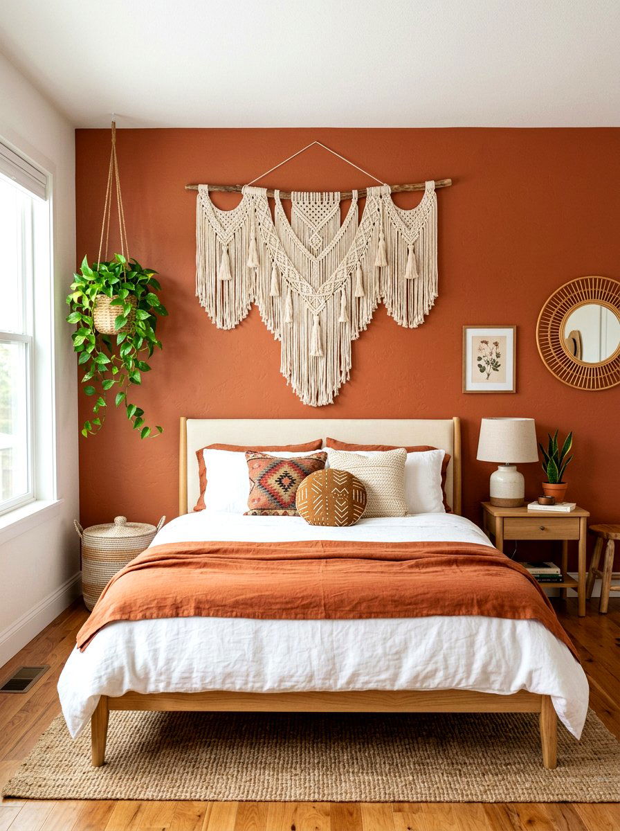 Macrame Hanging - 30 natural fiber decor ideas