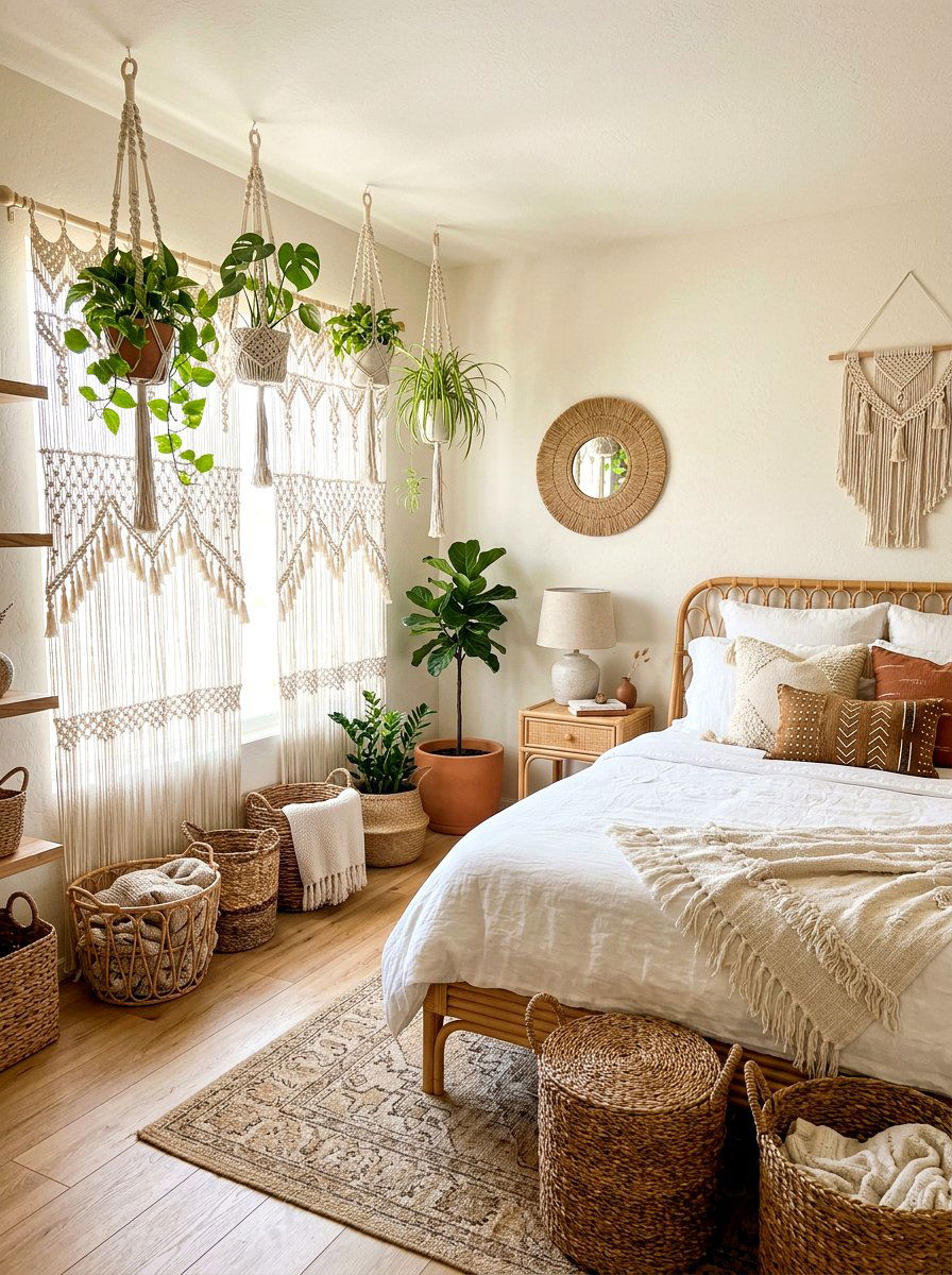 Macrame Lace Window Panel - 30 lace curtain ideas