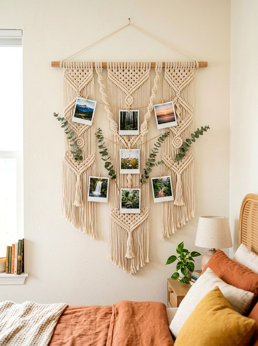 Macrame Wall Hanging - 30 mood board wall ideas