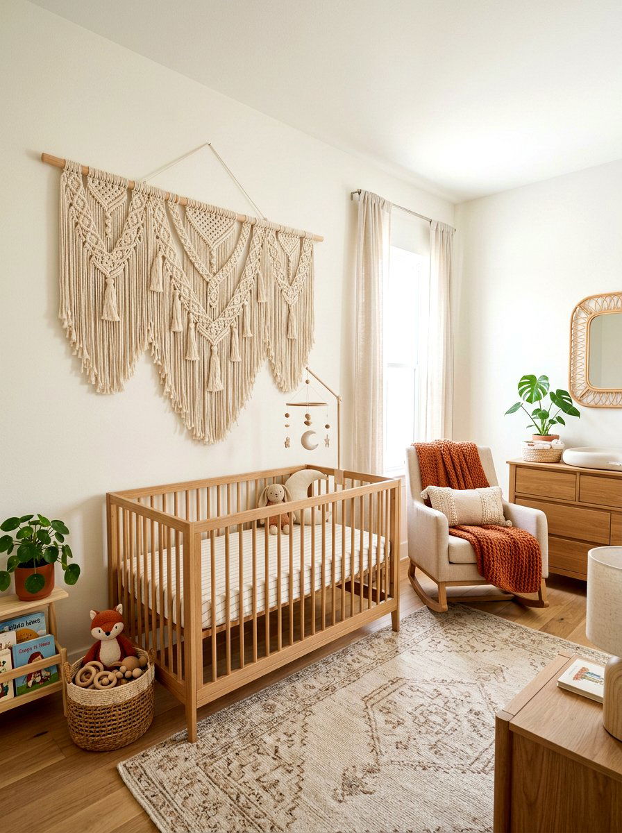 Macrame wall hanging - 30 empty wall ideas