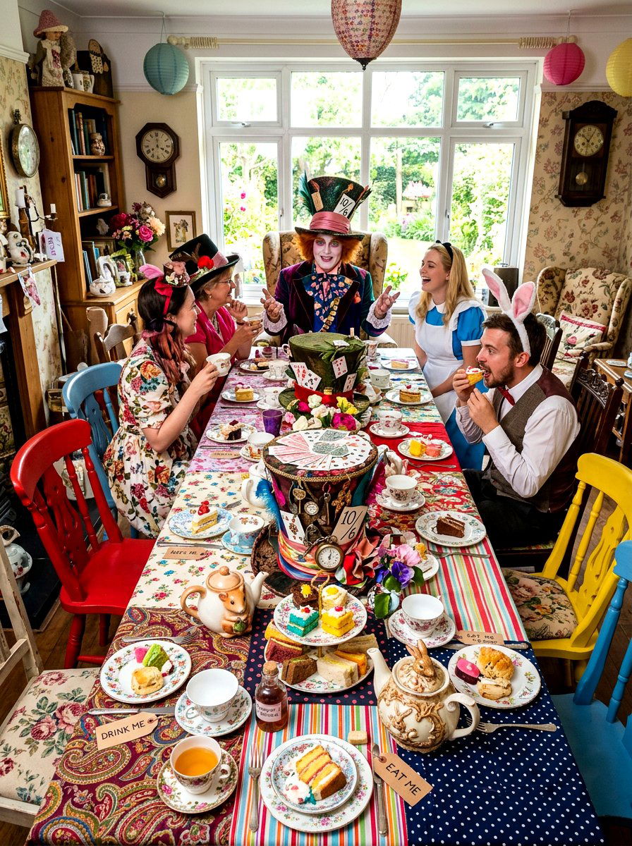 Mad Hatter tea party - 30 tea party table ideas