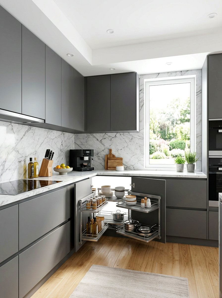 Magic Corner Cabinet Organizer - 30 blind corner cabinet ideas