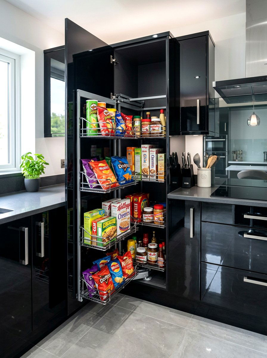 Magic Corner Cabinet System - 30 kitchen corner cabinet ideas