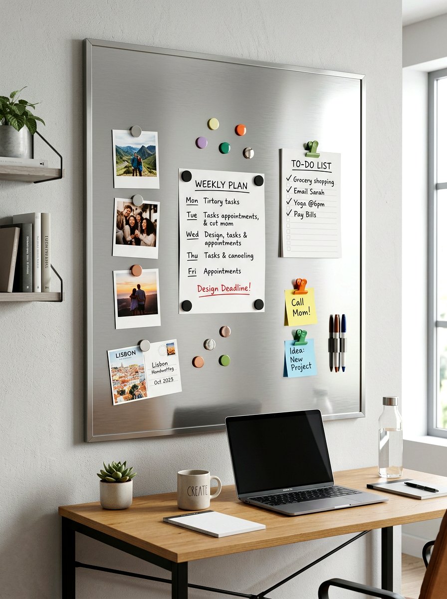 Magnetic Memo Board - 30 command center ideas