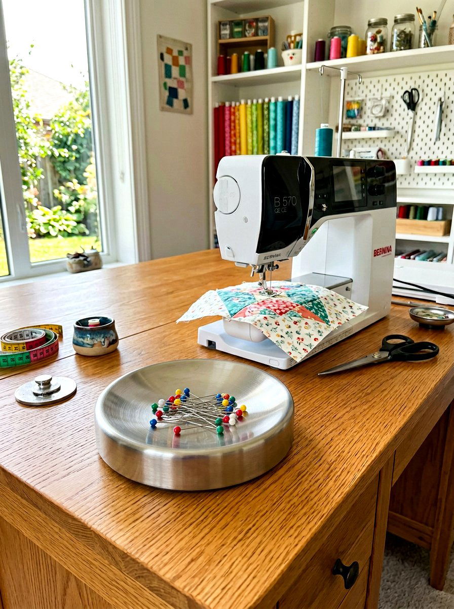 Magnetic Pin Holder - 30 sewing storage ideas