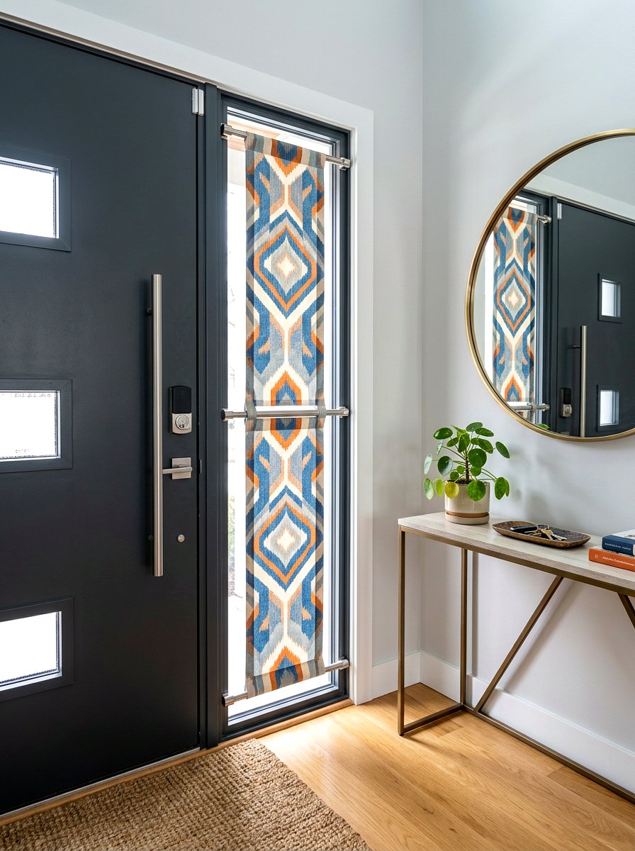 Magnetic Sidelight Treatment - 30 no drill curtain ideas