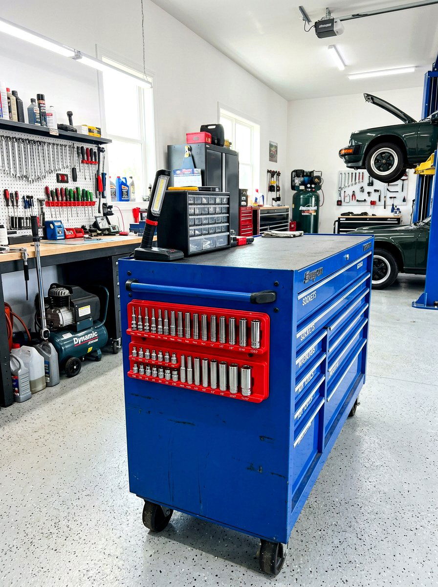 Magnetic Socket Organizers - 30 garage storage ideas