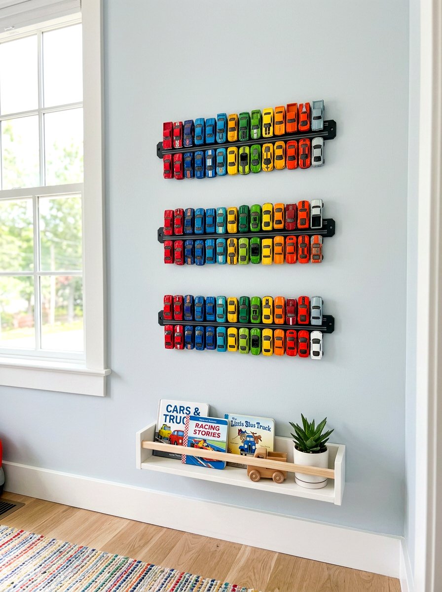 Magnetic Tool Strip - 30 toy storage ideas