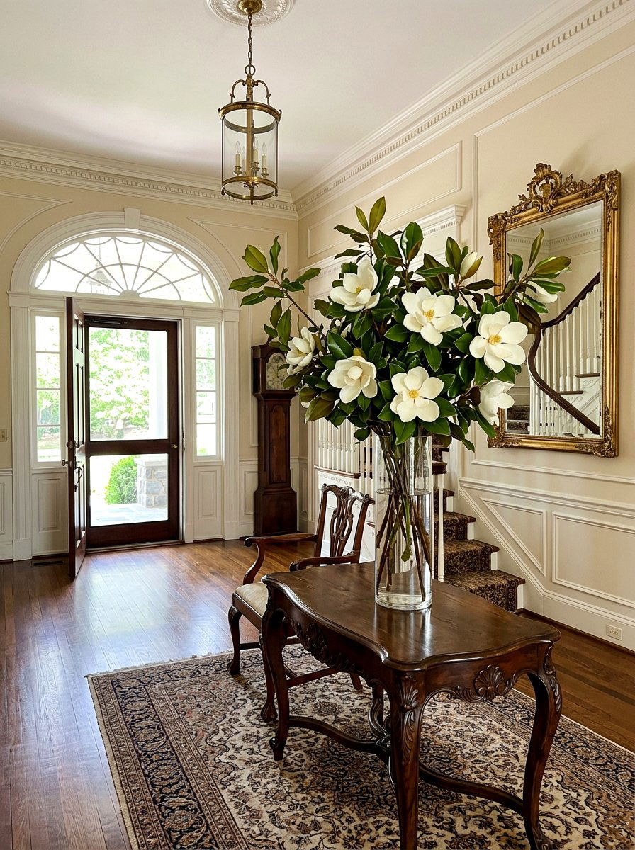 Magnolia Branch Arrangement - 30 floral centerpiece ideas