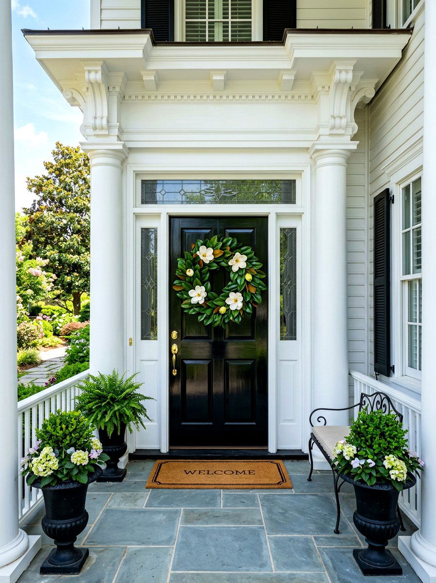 Magnolia Leaf - 30 summer wreath ideas