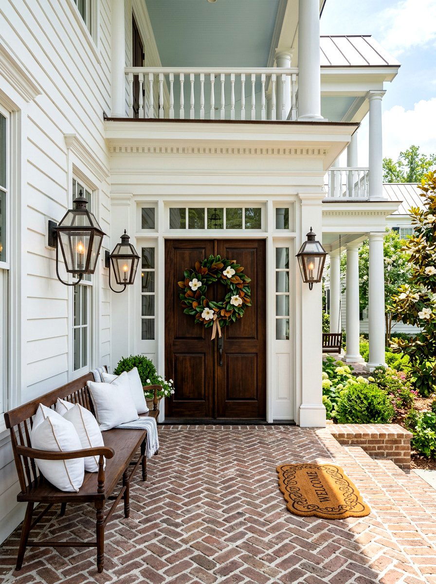 Magnolia Wreath - 30 door wreath ideas
