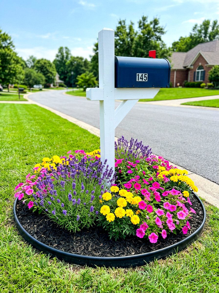 Mailbox Flower Bed Landscaping - 30 mailbox curb appeal ideas