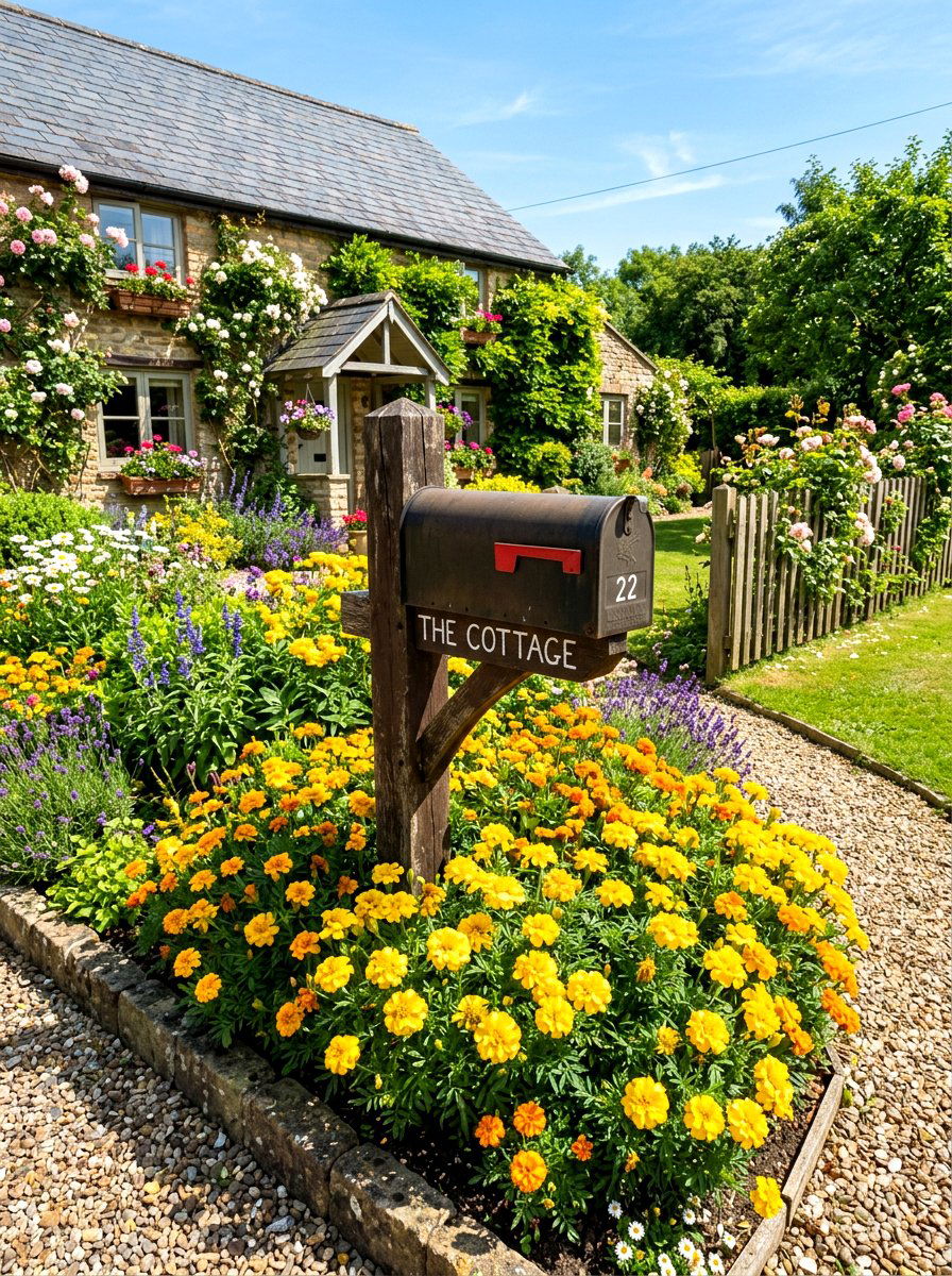 Mailbox Front Yard Garden - 30 simple front yard ideas