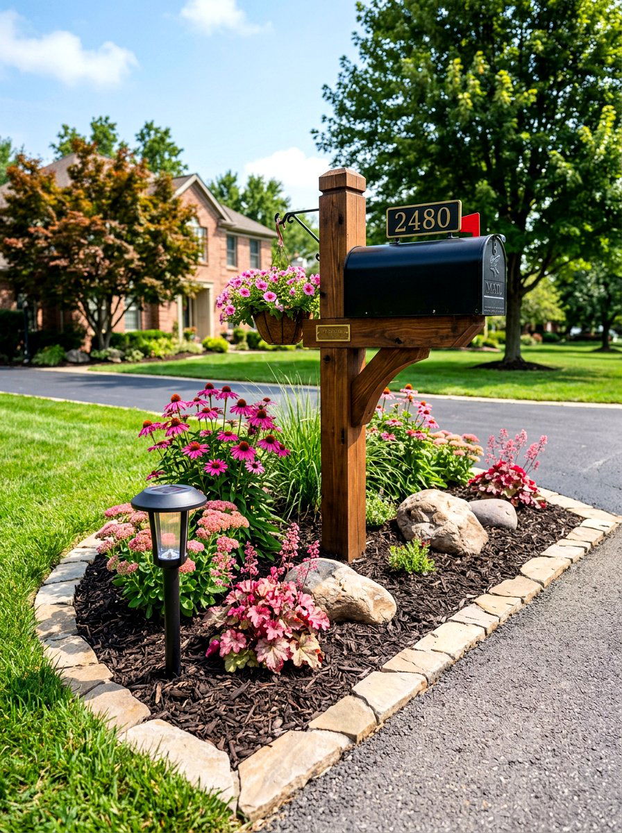 Mailbox Landscape - 30 home and garden makeover ideas