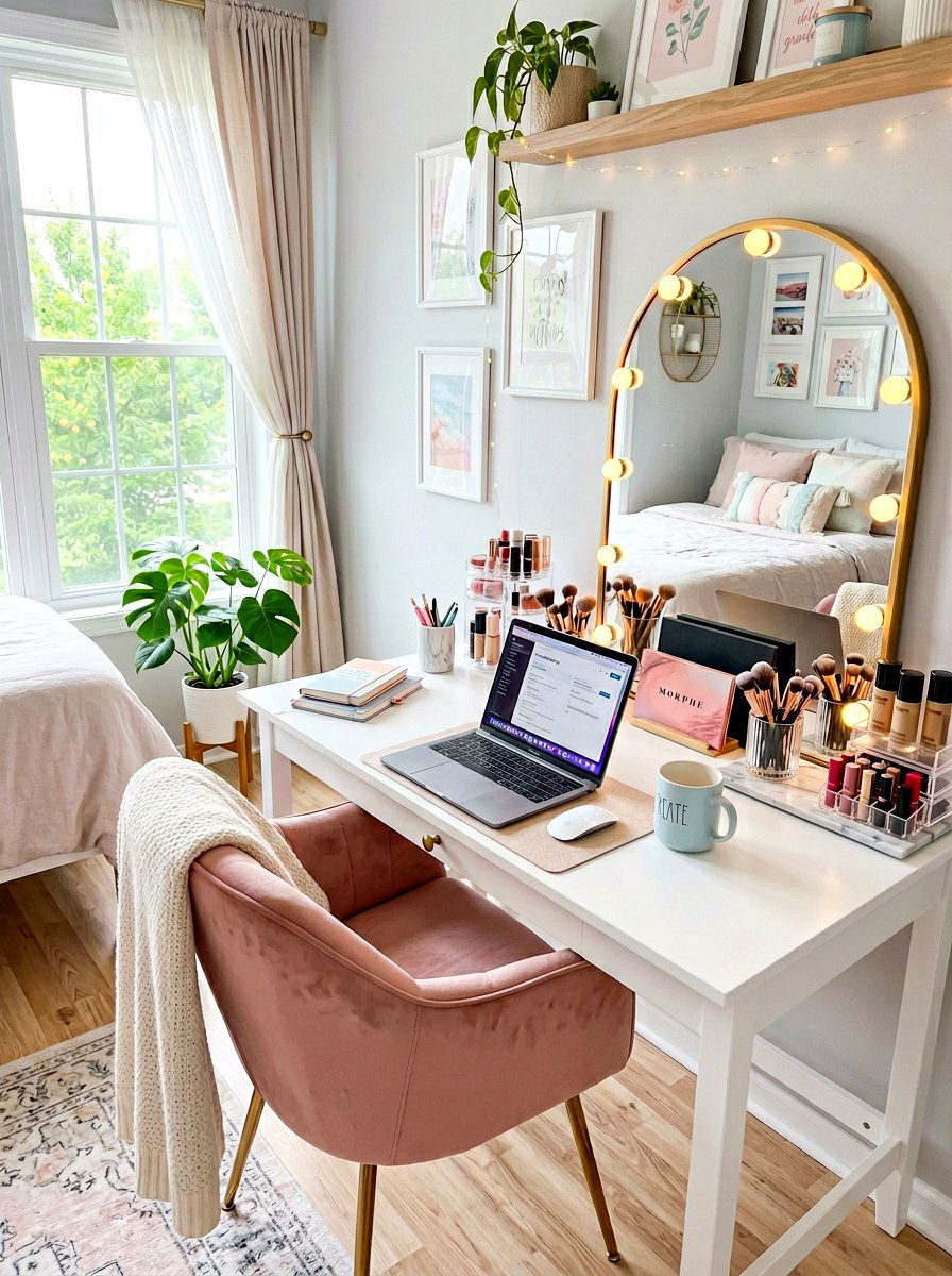 Makeup And Office Desk - 30 home office desk ideas