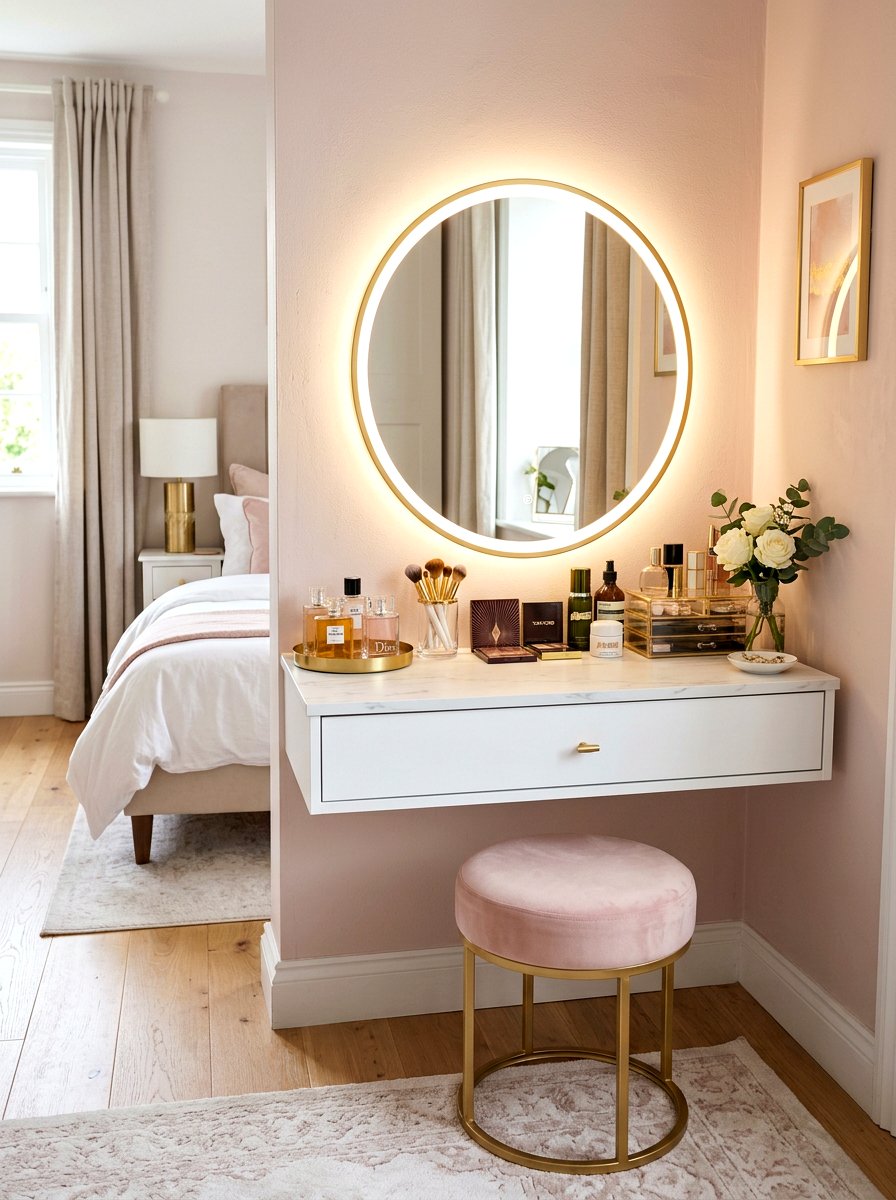 Makeup vanity floating drawer - 30 floating drawer ideas